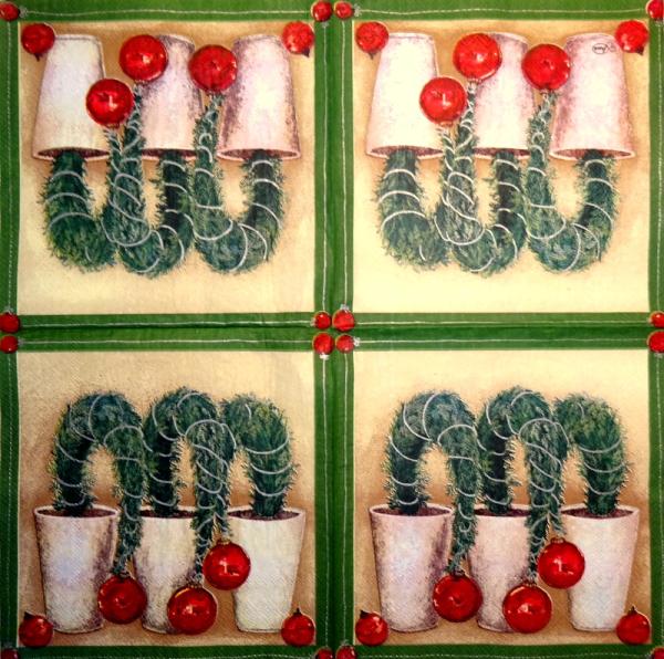128 Christmas Flowers - 3-ply - Ambiente